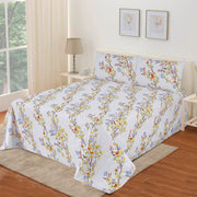 Divine Pure Cotton Bed Sheet - King - 3pcs - DBS276
