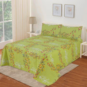Divine Pure Cotton Bed Sheet - King - 3pcs - DBS277
