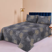 Divine Pure Cotton Bed Sheet - King - 3pcs - DBS280