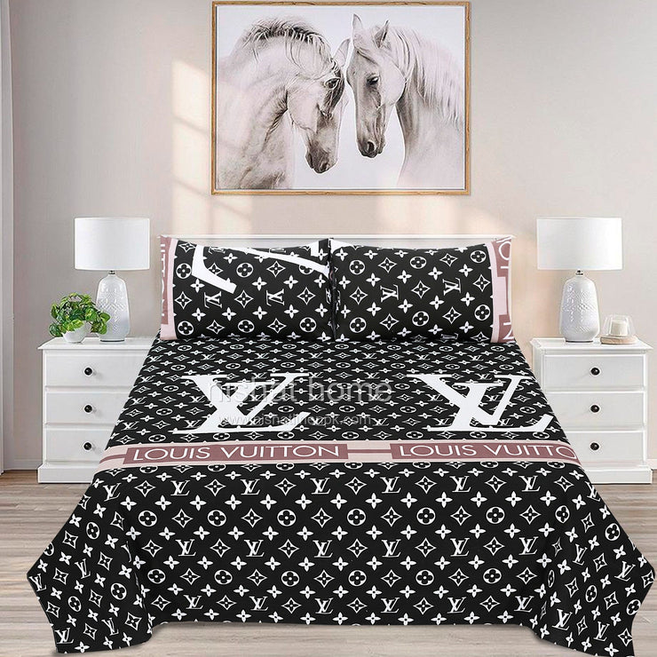 Divine Pure Cotton Bed Sheet - King - 3pcs - DBS285