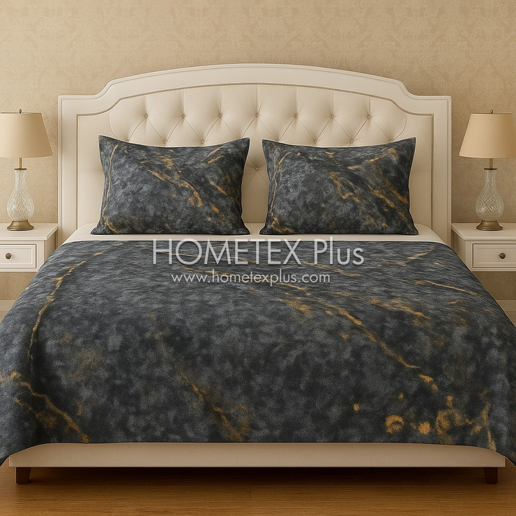 Royal Pure Cotton Printed Bed Sheet - King - 3pcs - RPB32