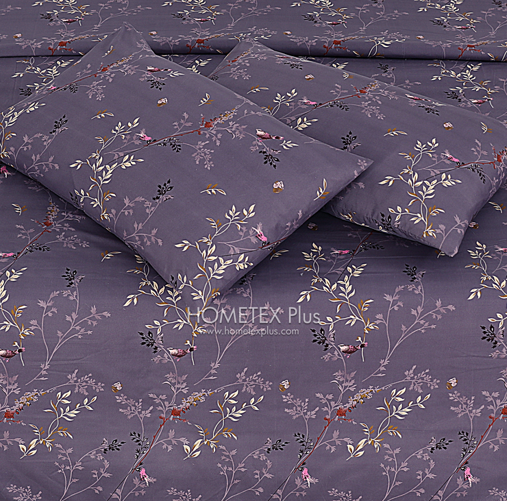 Royal Pure Cotton Printed Fitted Bed Sheet - King - 3pcs - RPF13