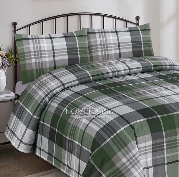 Royal Pure Cotton Printed Fitted Bed Sheet - King - 3pcs - RPF16