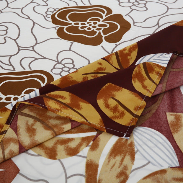 Royal Pure Cotton Printed Bed Sheet - King - 3pcs - RPB12