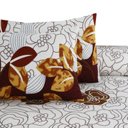 Royal Pure Cotton Printed Bed Sheet - King - 3pcs - RPB12