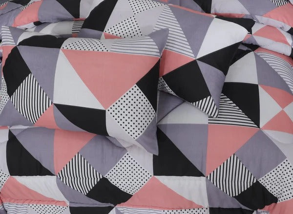 Royal Pure Cotton Printed Bed Sheet - King - 3pcs - RPB13