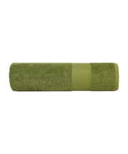 Export Quality Pure Cotton Bath Towel - Olive - ET14