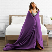 Luxury Plush Fleece Blanket - King - Indigo - PFB02