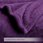Luxury Plush Fleece Blanket - King - Indigo - PFB02