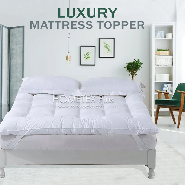 Luxury Mattress Topper - White - LMT01