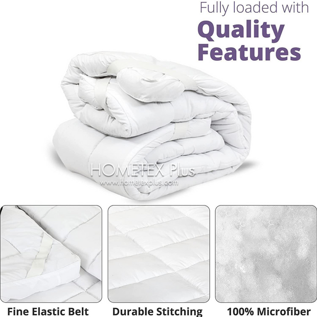 Luxury Mattress Topper - White - LMT01