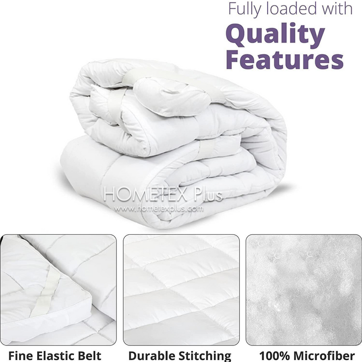 Luxury Mattress Topper - White - LMT01