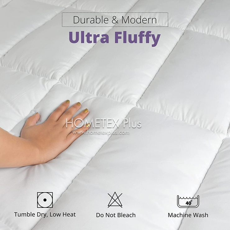 Luxury Mattress Topper - White - LMT01