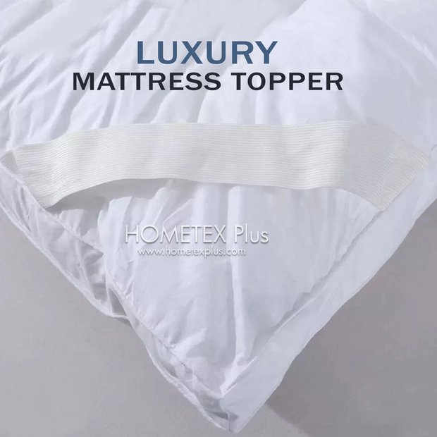 Luxury Mattress Topper - White - LMT01