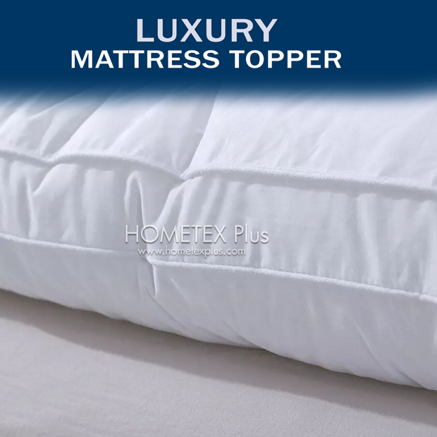 Luxury Mattress Topper - White - LMT01
