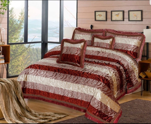 Marry Silver Bridal Bed Sheet Set - Palachi - 3pcs - MSB18