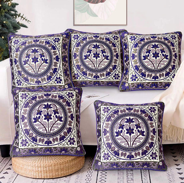 Exotic Velvet Cushion Cover Set - 5pcs - ECC43