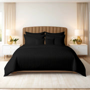 Wremy Comforter Set - 8pcs - Black - WCS01