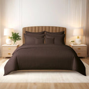 Wremy Comforter Set - 8pcs - Brown - WCS06