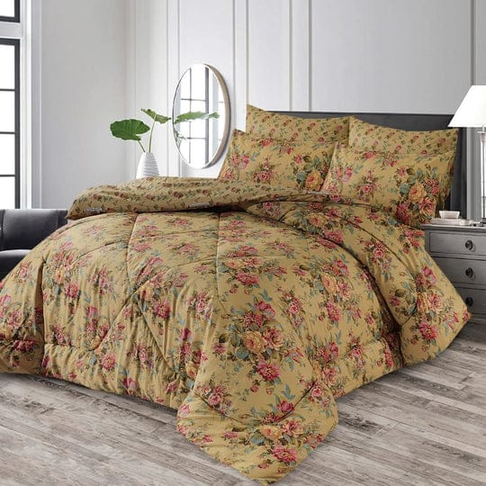 Loyta Winter Quilt Set - Razai Set - 6pcs - CQS88